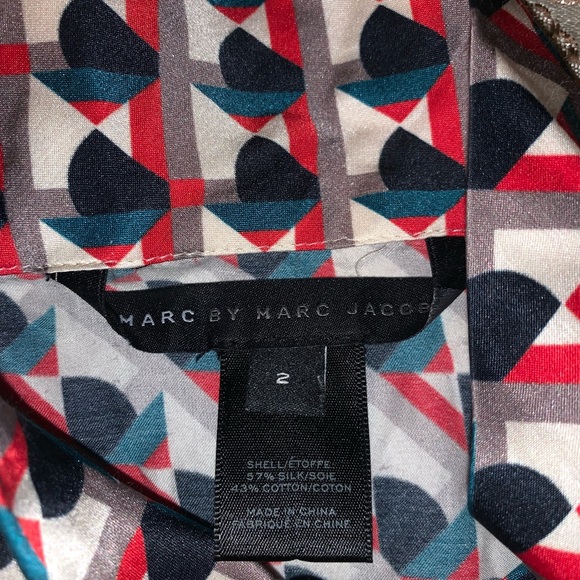 🎄Marc By Marc Jacob Silk Blouse size 2 - Picture 3 of 8